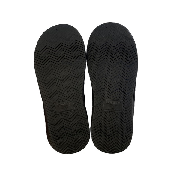 ISOTONER Scout Mesh Thong Slippers - Black / Pink - Size 9.5/10 - NEW - Picture 4 of 4